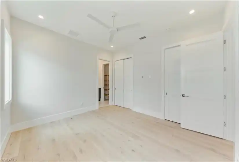 Bedroom three feels tucked away with a private en-suite bathroom.