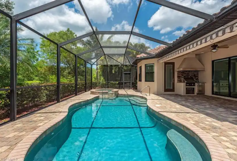 Pool and Outdoor Kitchen